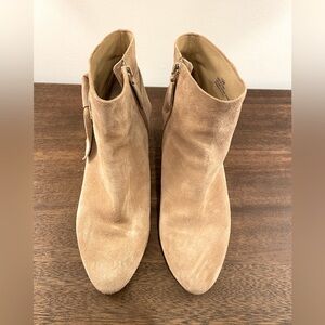 Talbots Beige Suede Booties (10)